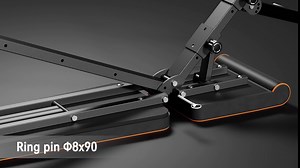 SPORTIC Adjustable Weight Bench - 880LBs Workout Bench for Full Body Strength Training, Adjustable Bench Press for Home Gym, Weight Lifting Bench with Two Resistance Ropes - Incline Decline Bench with Quick Folding