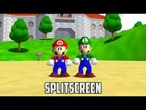 ⭐ Super Mario 64 - Splitscreen Multiplayer