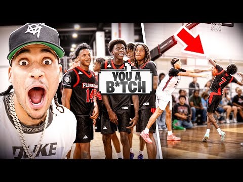 THIS AAU PLAYER CALLED ME A B*TCH.. SO MY TEAM FOUGHT BACK!