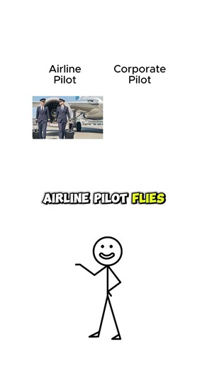 Corporate Pilot vs Airline Pilot Explained In 30 Seconds