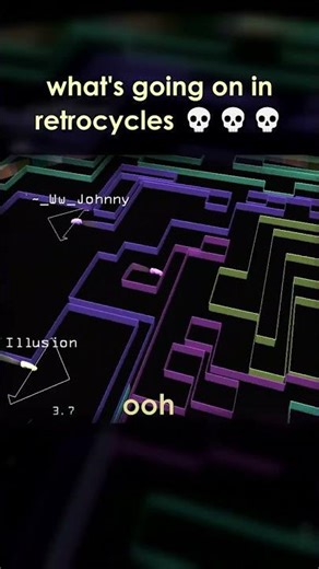 what just happened?? #tron #gaming #satisfying