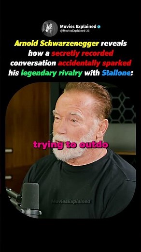 How Arnold Schwarzenegger Accidentally Started His Rivalry With Stallone 🎬💪