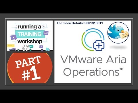 VMware Aria Operation 8.x Workshop | Aria Operations Training | For more Details: 9361913611