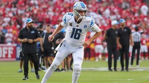 Jared Goff fantasy: Record vs patrick mahomes| College| Wife - sportsjone