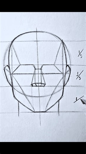 How to draw a human face structure ? #artifac1 #facedrawing #drawingtutorial #drawingart #drawingchallenge #art #easydrawing | Artifac Dipak