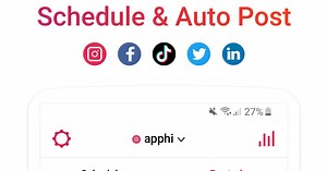 Download and run Apphi: Schedule Social Media on PC & Mac (Emulator)