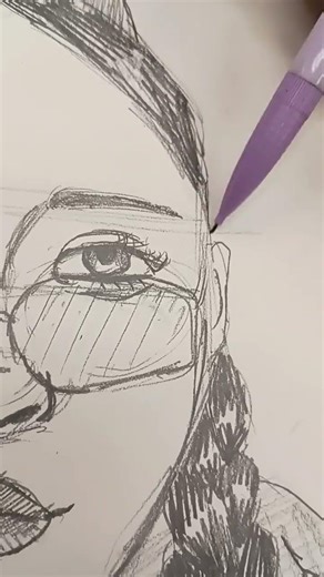 drawing a girl in my class #art#drawing#art