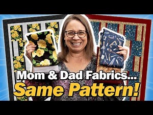 Easy 3-Yard Quilts for Mom & Dad!