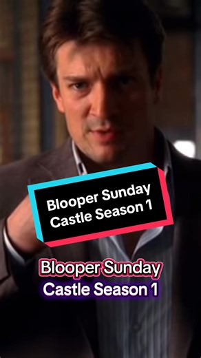 Blooper Sunday Castle Season 1 #tvshows #bloopers #castle #richardcastle
