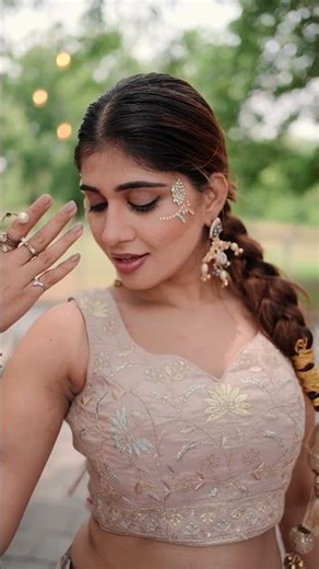 Simple Nude Colour Lehenga ✨ Minimal & Elegant Ethnic Look | Party Wear 2025