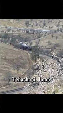 Santa Fe 3751 descending Tehachapi Loop