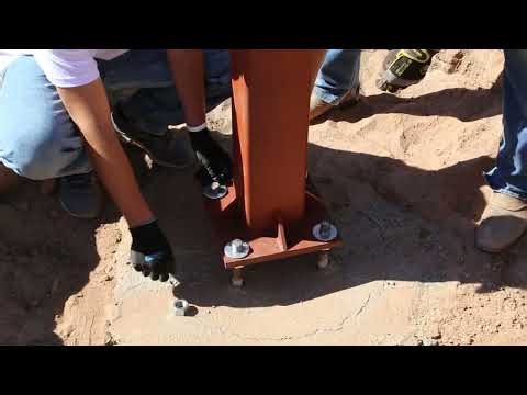 How to Set a Post During a Shade Sail Installation