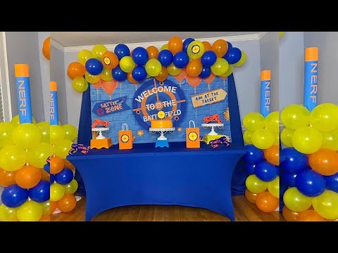 How To Throw Nerf Party/Nerf Gun Theme