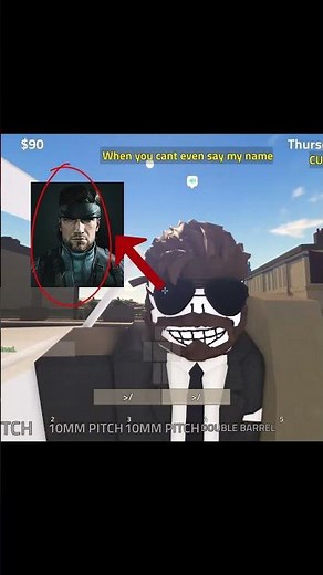 solid snake in no big deal #roblox #nobigdeal#invisible #metalgearsolid #memes #meme