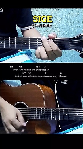 38K views · 749 reactions | Sige - 6cyclemind | Guitar Tutorial | Guitar Chords #reels #reelsfb #reelsvideo #reelsviral #reels2023 #reelsfbpage | Boss Biong | Facebook