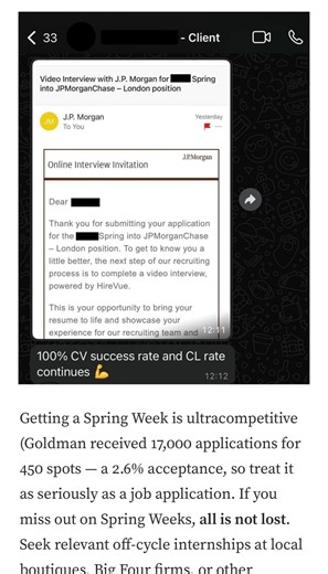 Spring Weeks are harder to land than Oxbridge. How to succeed. | Hassan Akram posted on the topic | LinkedIn