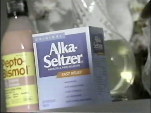 Alka Seltzer Commercial with Classic Jingle from 1994