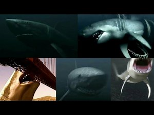 Mega Shark Versus Giant Octopus [2009] - Mega Shark / Megalodon Screen Time