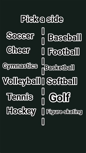 pick a side sports edition