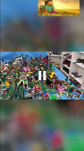 the ultimate lego minecraft world: $10,000 build