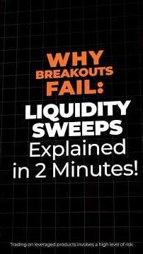 Liquidity Sweep Explained in 2 Minutes