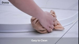 Duzzy 67 Inch Collapsible Shower Water Dam Shower Stopper Barrier and Retention System and Keeps Water Inside Threshold Dry and Wet Separation Suitable for Bathroom and Kitchen