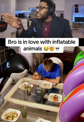 Cooking for Inflatable Animals: A Hilarious Reaction Video