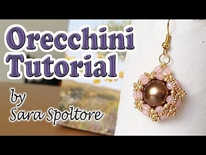 Tutorial orecchini con perline - Come fare orecchini fai da te con perline - Orecchini facili