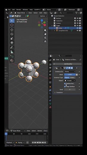 1.9K views · 69 reactions | Blender 5.0 is in Beta phase. There will be 6 new Geometry Nodes based modifiers. Here's the third one of them!  #blender3d | MT Media & Art | Facebook
