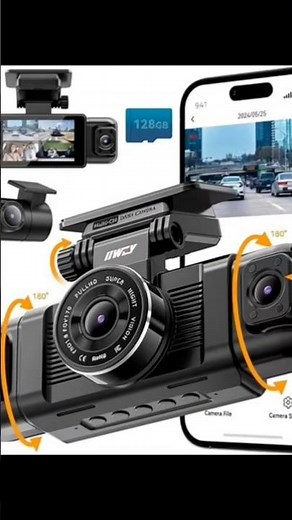 IIWEY N5 4 Channel Dash Cam, 360° All-Sides View, FHD 1080 #carscoops #reversecamera #autoguide