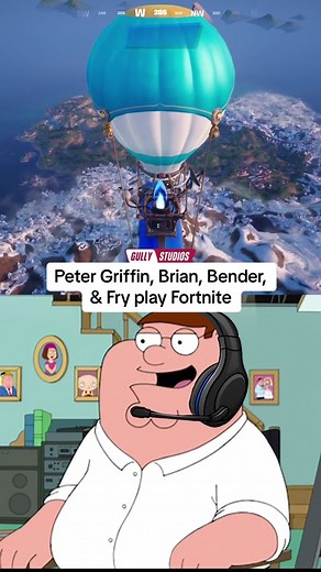 Family Guy & Futurama Characters Play Fortnite Together