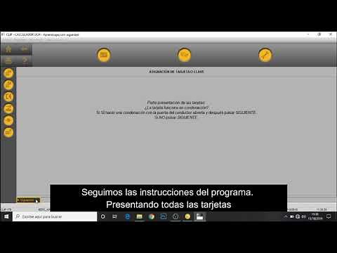 Programacion tarjeta renault can clip español