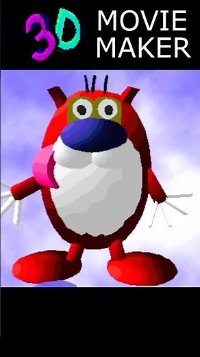 Stimpy in 3DMM