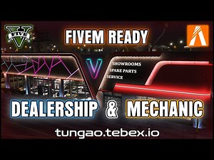 FIVEM | GTA V | VICE Car Dealership & Mechanic MLO (FiveM Ready)