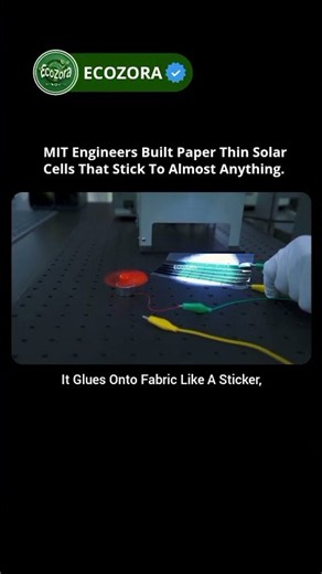 This Fabric Turns Any Surface Into A Solar Panel #solartech #MITengineering #innovation #tech