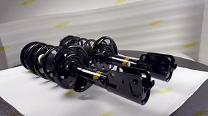 OREDY Front Struts w/Coil Springs for AWD 2013-2019 Ford Explorer 4WD 3.6L Left Right Side Complete Shock Absorbers Assembly - 272730 272729