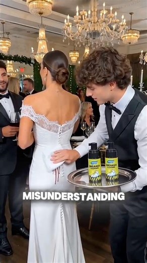 This boy secretly sprayed a bride dress and got blamed until the real truth came out ❤️