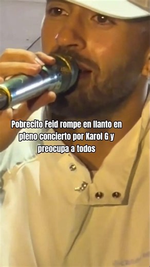 El momento más triste de Feid: lágrimas en vivo por Karol G