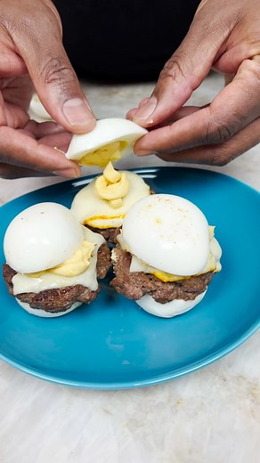 69K views · 1.5K reactions | Deviled Egg Burger | Definitely Not Gourmet | Facebook