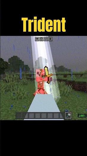 Trident with channeling enchantment ✨