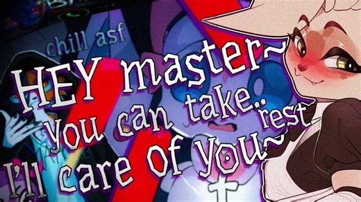 Sweet & Teasing Femboy Maid Licking Popsicle~ 🍓❄️ _ FURRY ASMR _ Mouth Sounds..