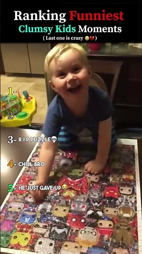 Ranking Funniest Clumsy Kids Moments