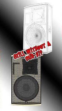 15" Mid + 1" Hi Compression Driver | DIY Mid-Hi Speaker Box Build (Full-Range Cabinet)