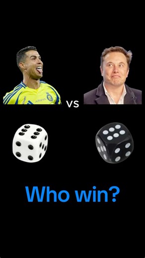 Cristiano Ronaldo vs Elon Musk #dice #ronaldo #elonmusk