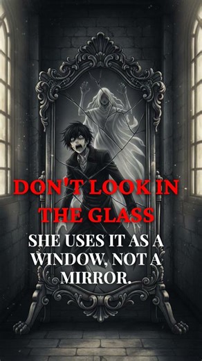 NEVER LOOK INTO THE GLASS AFTER SUNSET. 🪞🛑