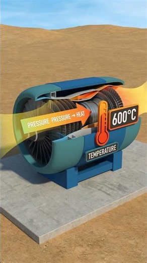 How Jet Engines Actually Create Thrust #howitworks #aviation #engineering