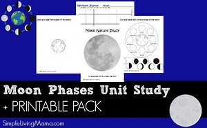 Moon Phases Unit Study   Printables