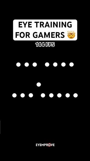 Get Better Aim with this 144 FPS Eye Training #gaming #shorts #gamer