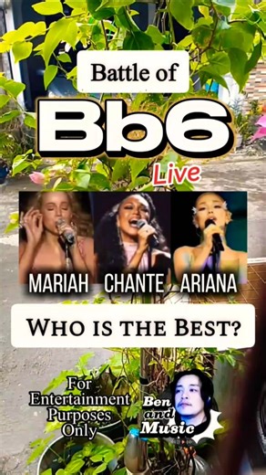 Battle of Bb6 (Live) #mariahcarey #ChanteMoore #arianagrande