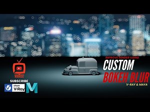 Create Custom DOF/Bokeh Blur Using Aperture Maps in V-Ray For Maya |2024| #VRay #maya #3d #render